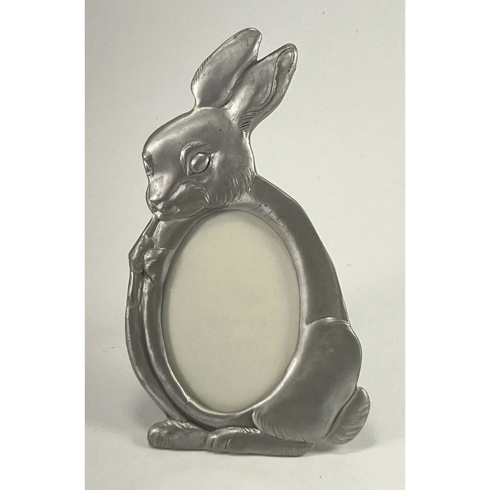 Vintage Seagull Pewter Bunny Frame Rabbit 2